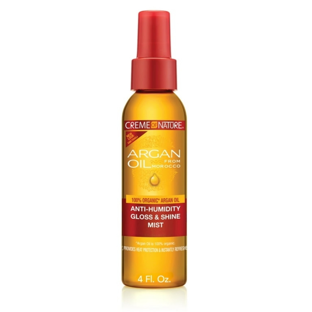 TWO Creme of Nature® Argan Oil from Morocco Anti-Humidity Gloss&Shine Mist 4oz